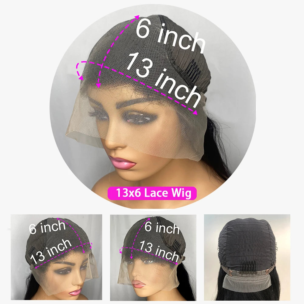 Deep Wave Frontal Wig 13x6 Hd Lace