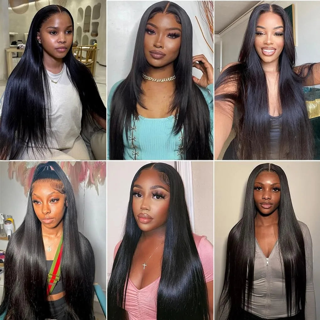 Straight Bundles Human Hair 22 24 26Inches Unprocessed Brazilian Virgin Bone Straight Human Hair Bundles Natural Color Raw Hair