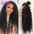 Raw Deep Wave Curly Human Hair Bundles