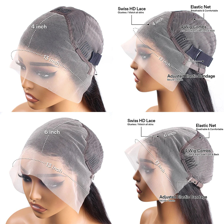 13x4 Curly Human Hair Wigs