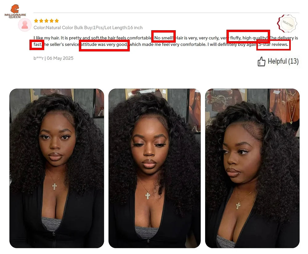 Burmese Raw Curly Hair Bundles