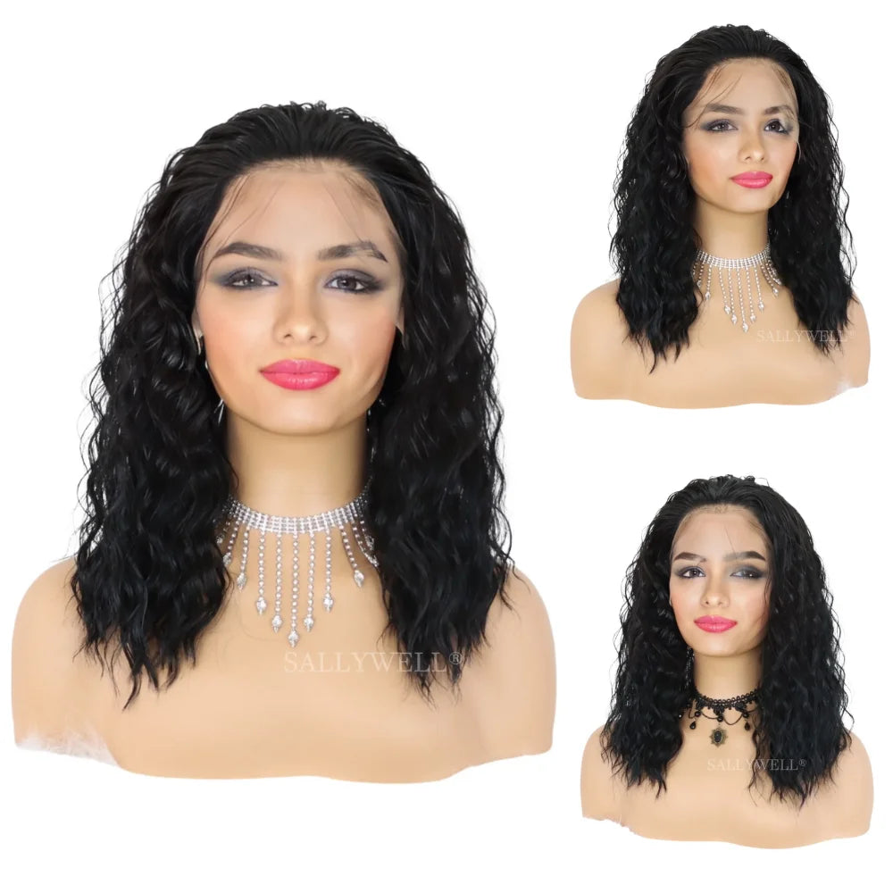 Deep Curly Short glueless Bob Wig