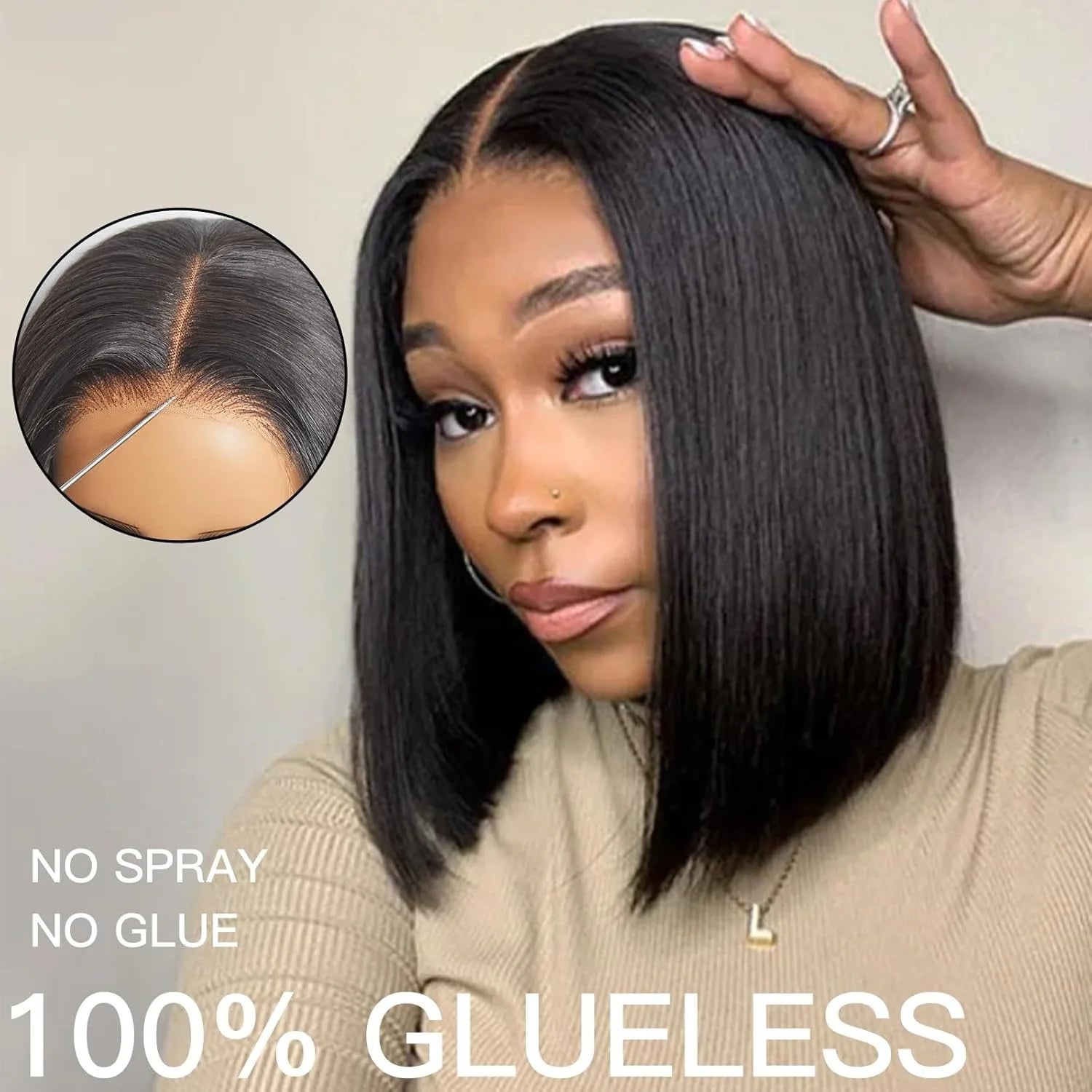 Bone Straight Bob Wig