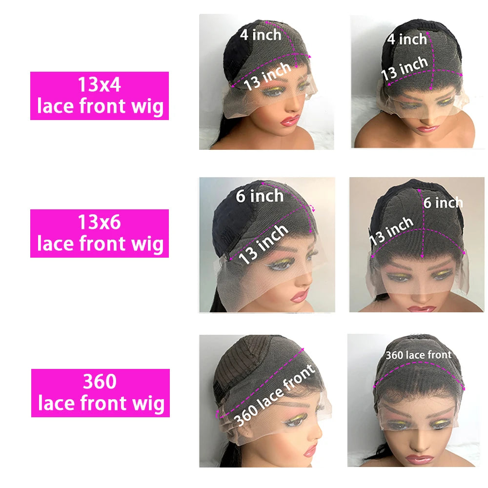 Deep Wave Frontal Wig 13x6 Hd Lace