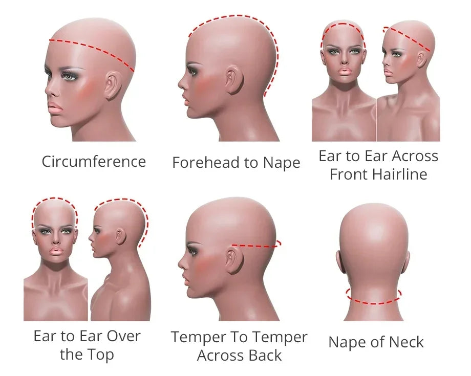 Glueless  Bone Straight Lace Front Wigs