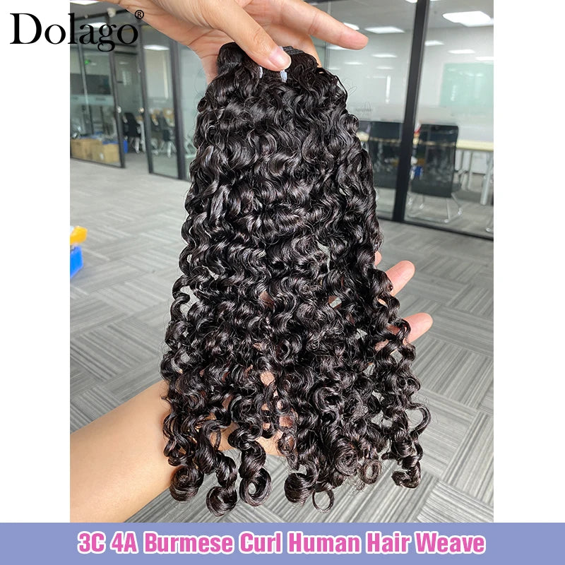 Burmese Curly Hair Bundles