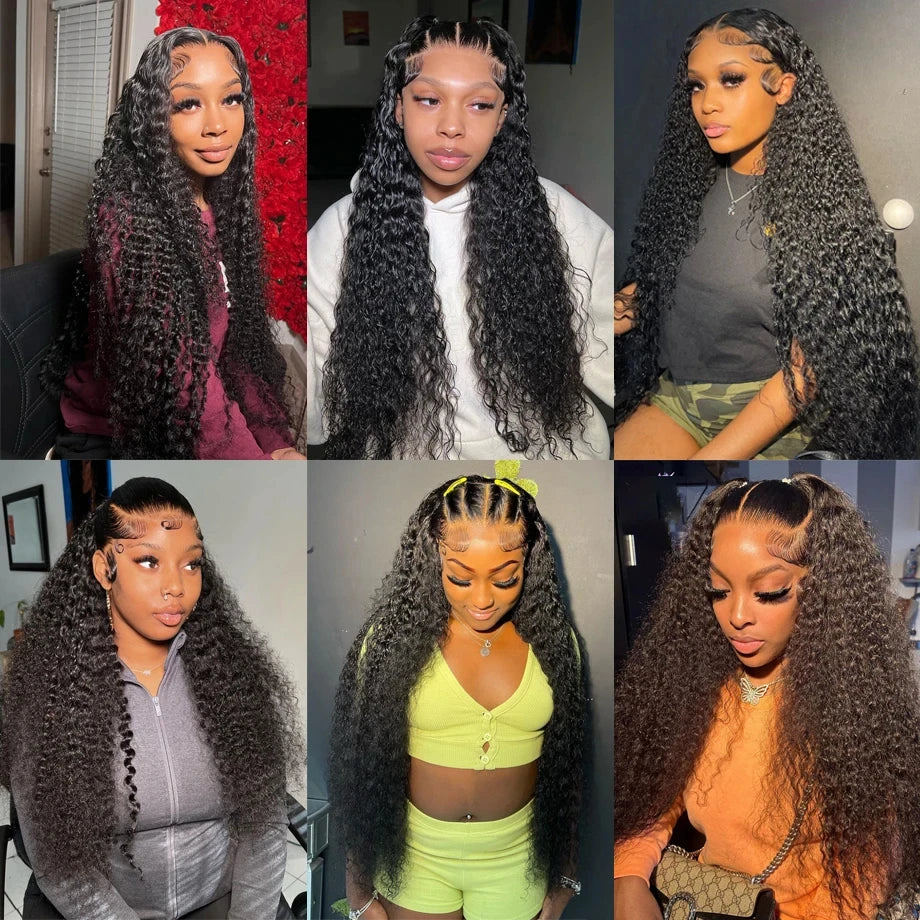Raw Deep Wave Curly Human Hair Bundles