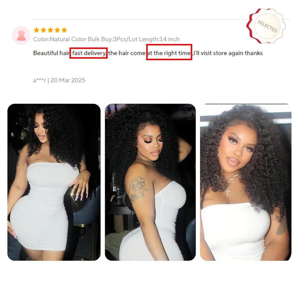 Burmese Raw Curly Hair Bundles