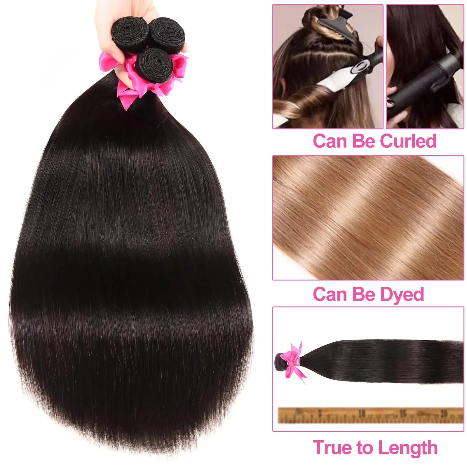 Premium Raw Straight Human Hair Bundle