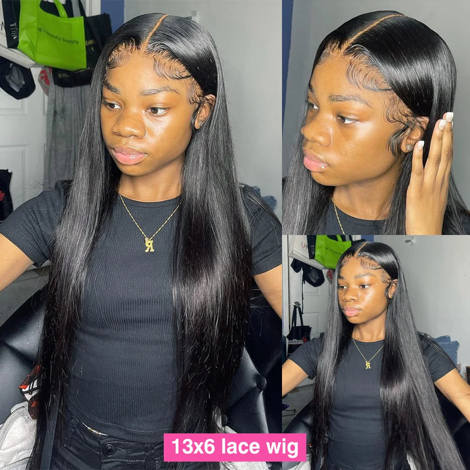 13x4 Bone Straight Lace Front Wig