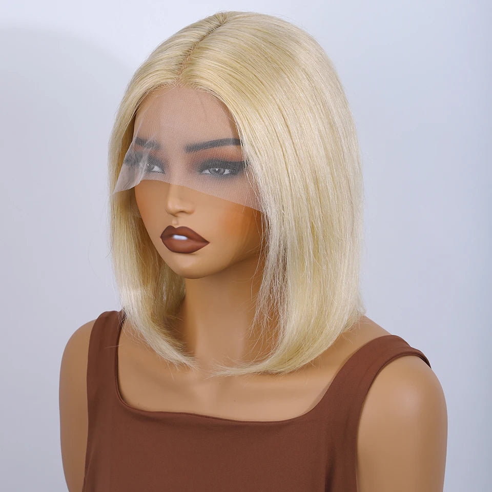 613 Blonde Lace Front  Human Hair Wigs