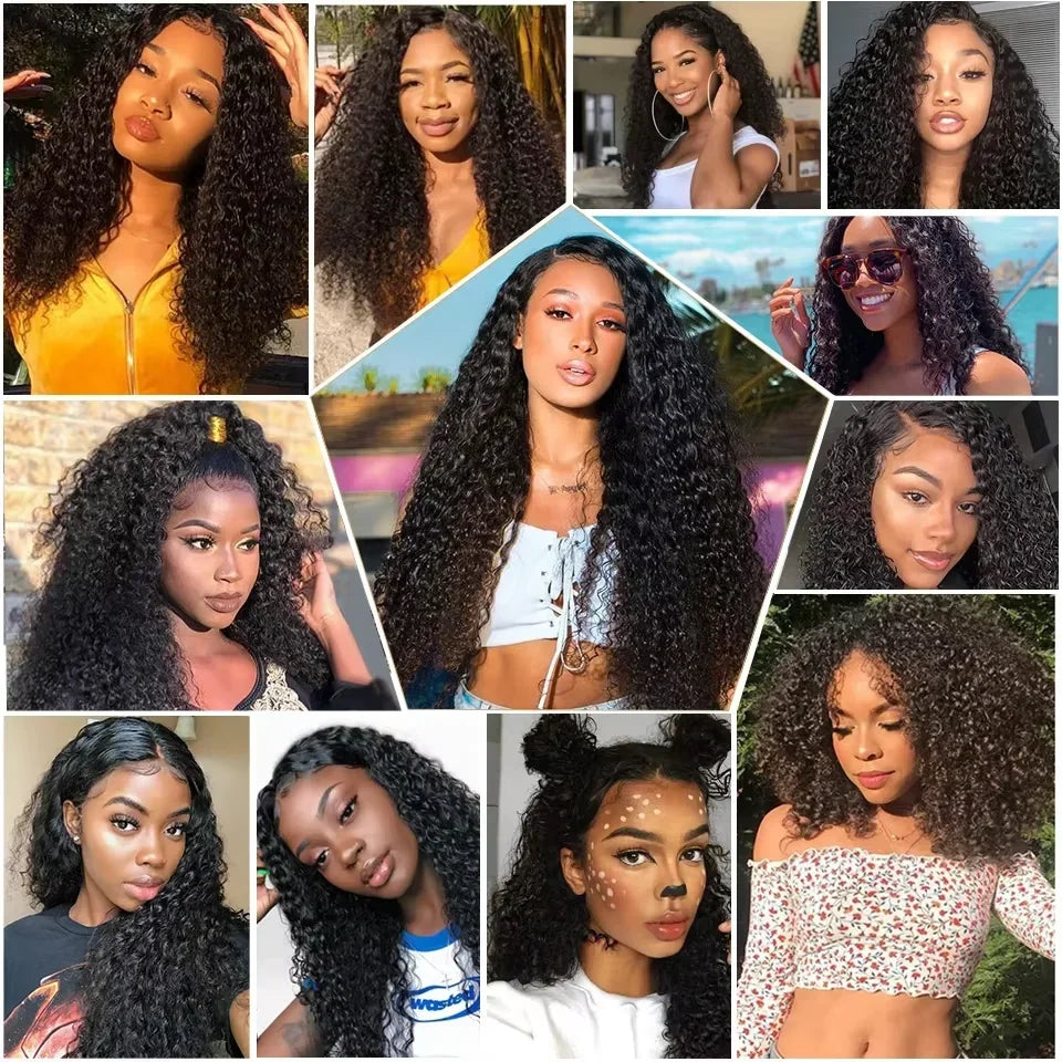 12A Kinky Curly human Hair Bundles