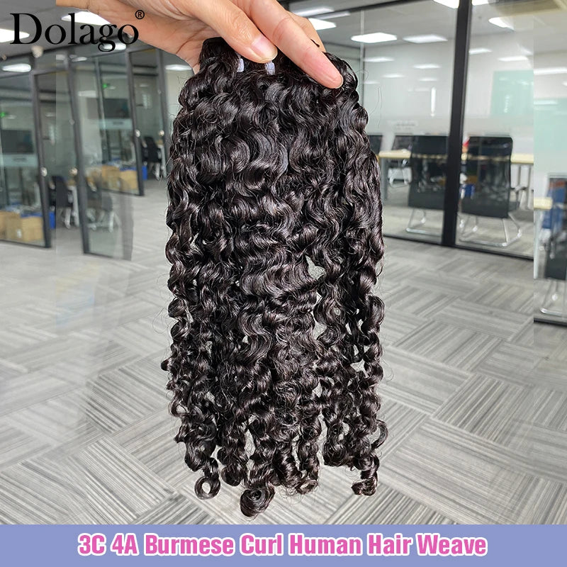 Burmese Curly Hair Bundles