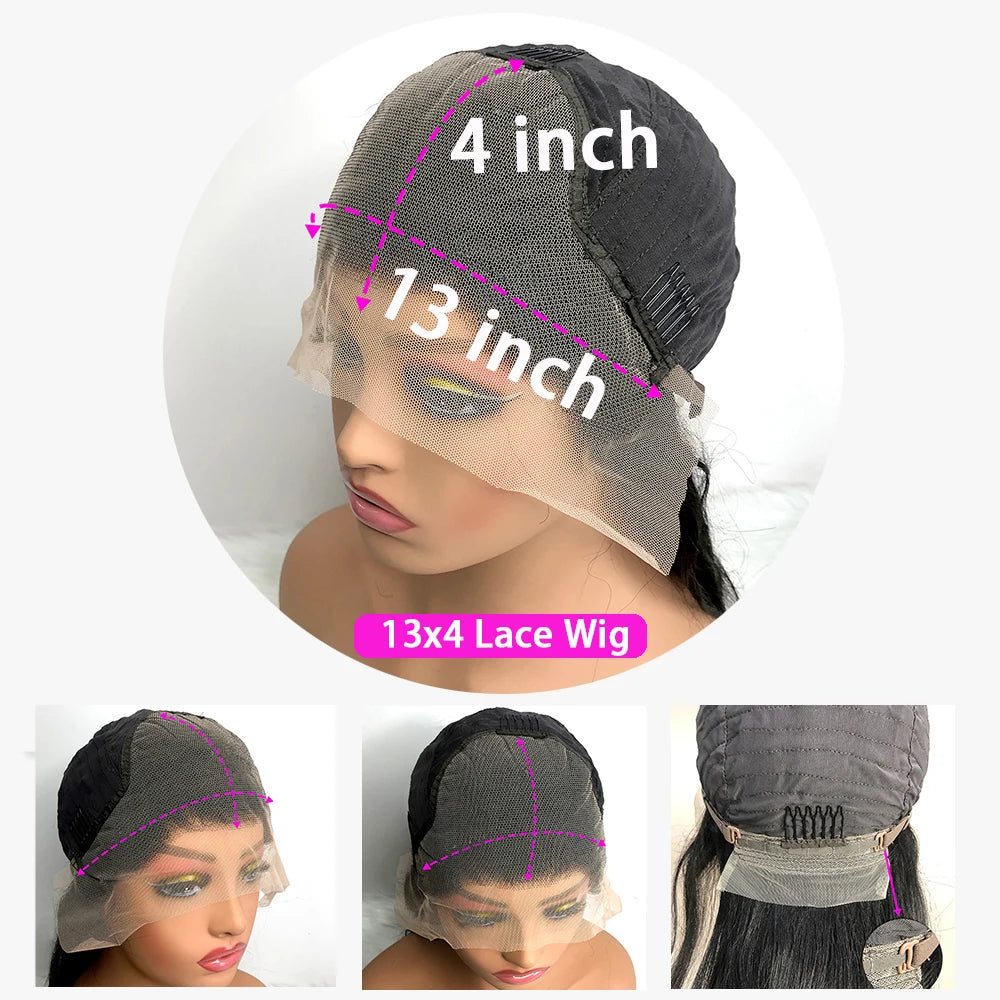 Deep Wave Frontal Wig 13x6 Hd Lace