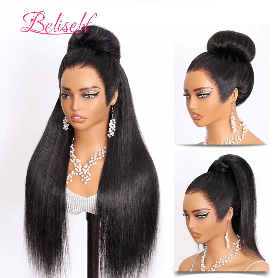 Lace Front Bone Straight Frontal Wig