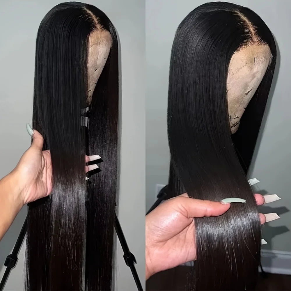 Bone Straight Glueless Human Hair Wig