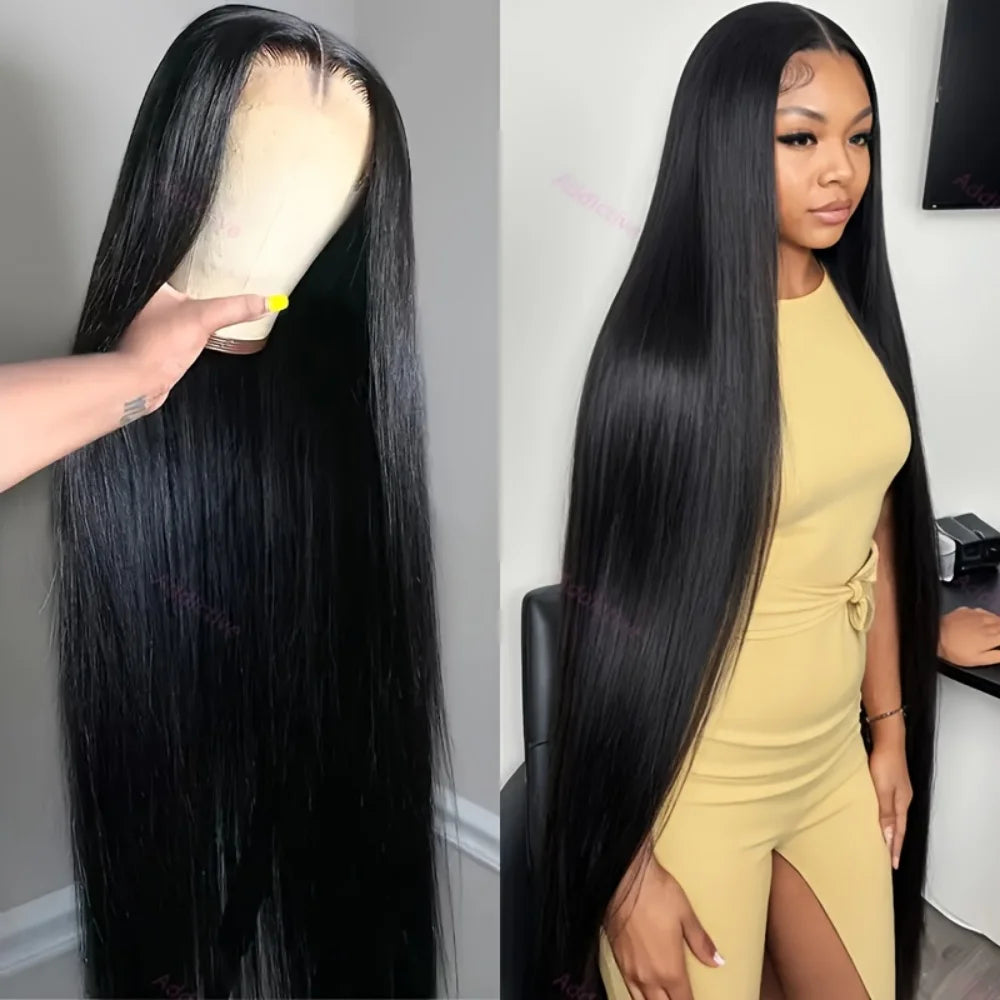Bone Straight Glueless Human Hair Wig