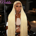 13X6 Straight HD BlondeLace Frontal Wig