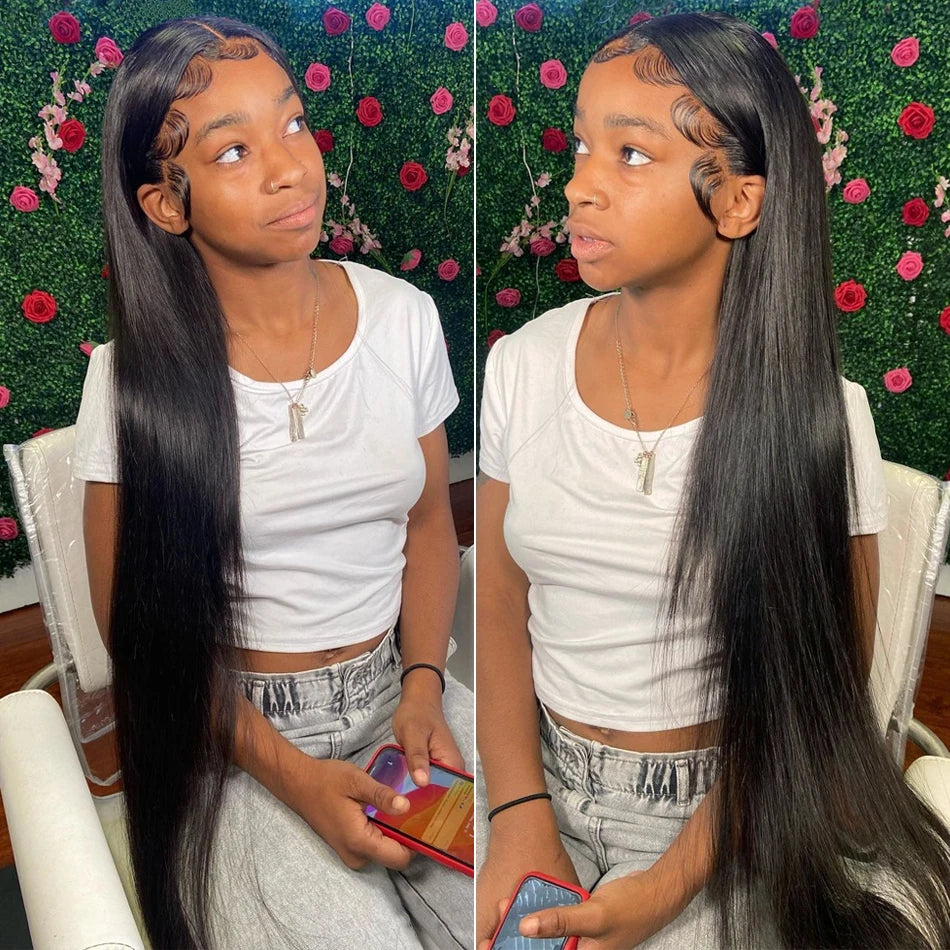 13x4 Bone Straight Lace Front Wig