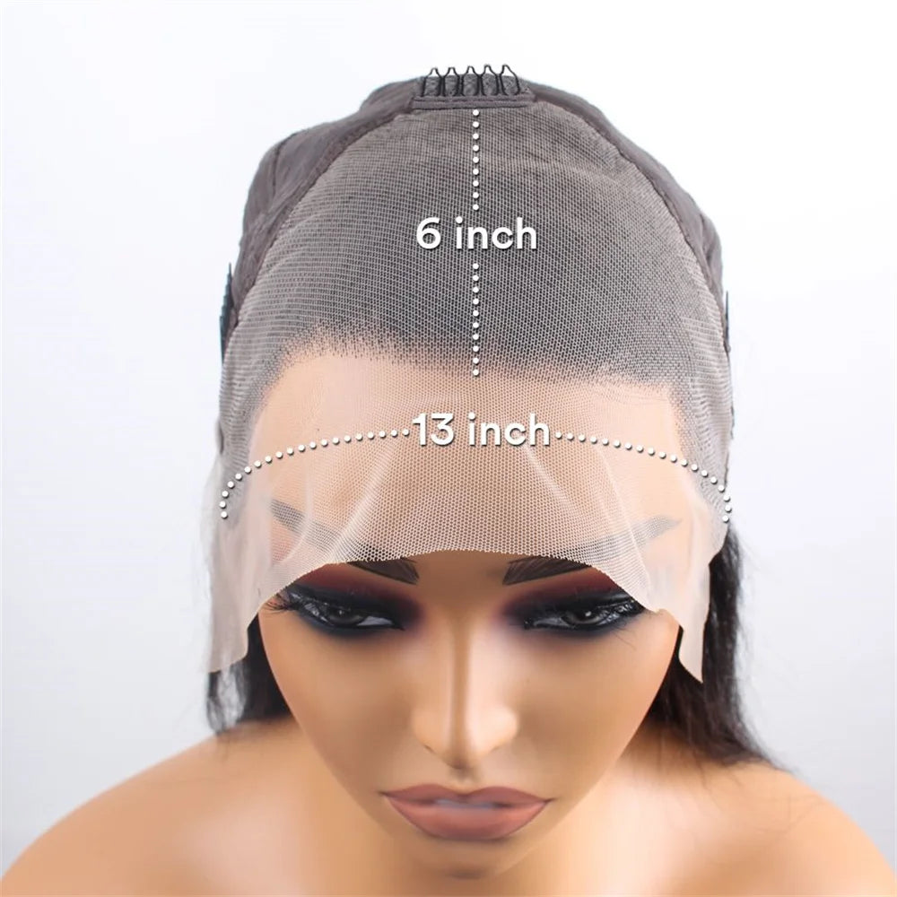 Bone Straight Glueless Human Hair Wig