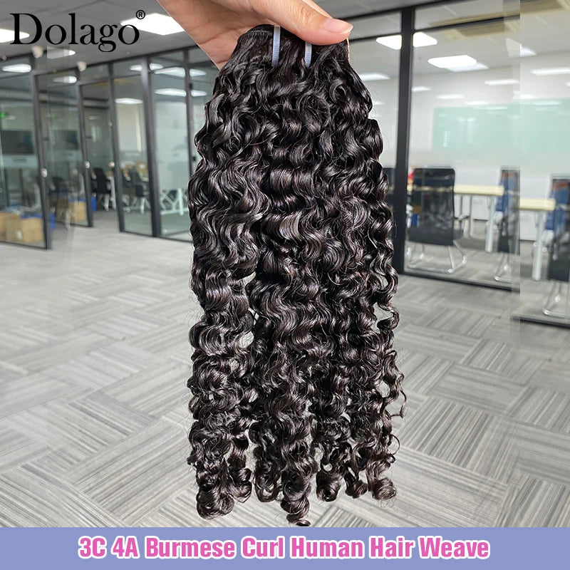 Burmese Curly Hair Bundles