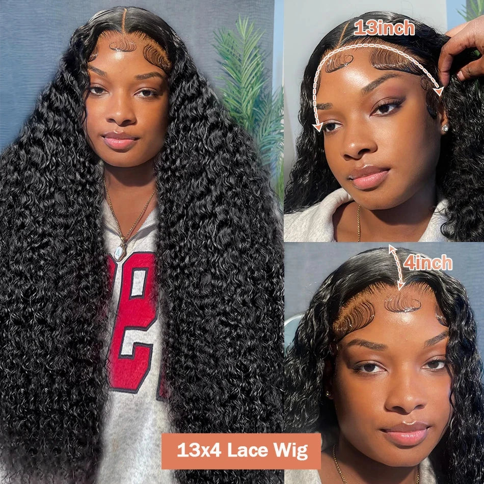 Deep Wave Frontal Wig 13x6 Hd Lace